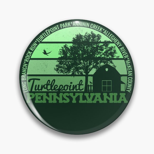 Item preview, Turtlepoint Pennsylvania Sunset Retro Vintage Local Pride Logo designed and sold by CRHPOD20.