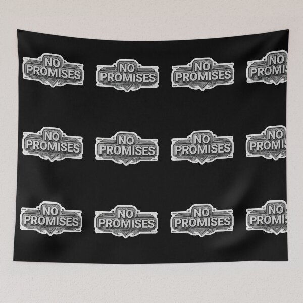 Item preview, No Promises – Futuristic Cyberpunk Statement designed and sold by PixelVibe782.