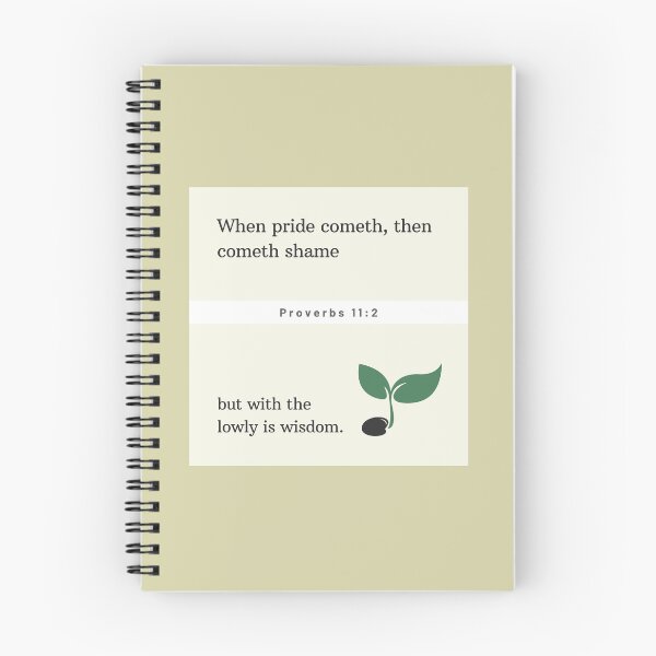 Item preview, Proverbs 11:2 designed and sold by Undonemadenew.