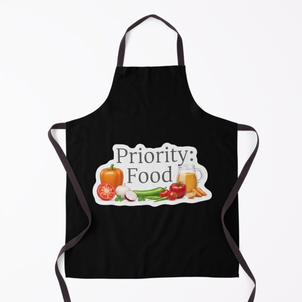 Item preview, Priority Food – Bold Healthy Lifestyle Statement designed and sold by PixelVibe782.