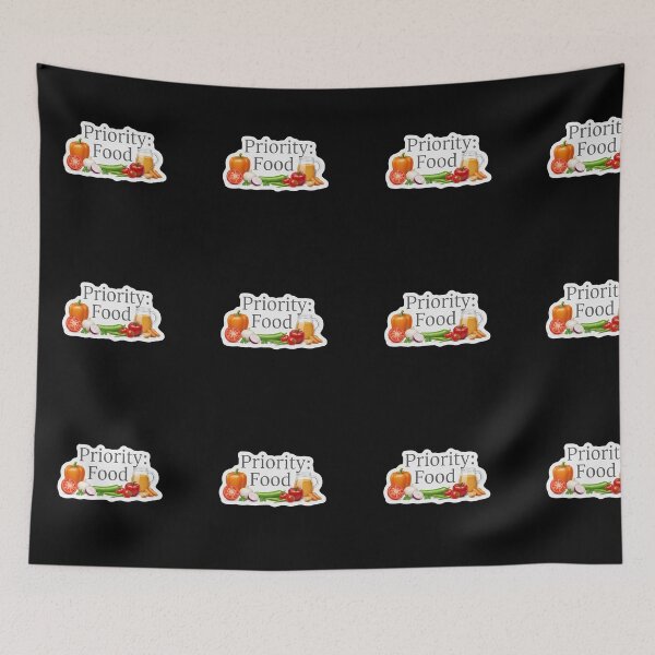 Item preview, Priority Food – Bold Healthy Lifestyle Statement designed and sold by PixelVibe782.