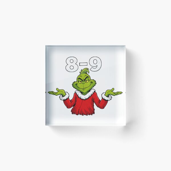 Item preview, Grinch 8 - 9 meme designed and sold by memorylapsecafe.