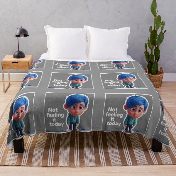 Item preview, Not Feeling It Today – Cute Sad Cartoon Quote designed and sold by PixelVibe782.