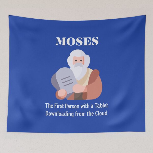 Item preview, Moses Funny Christian designed and sold by Sachie's Studio.