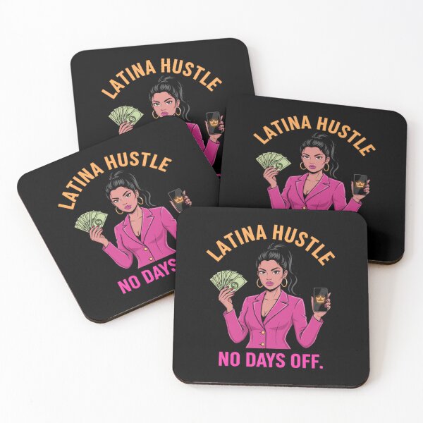 Item preview, Latina Hustle No Days Off Boss Quote designed and sold by MotivaChic.