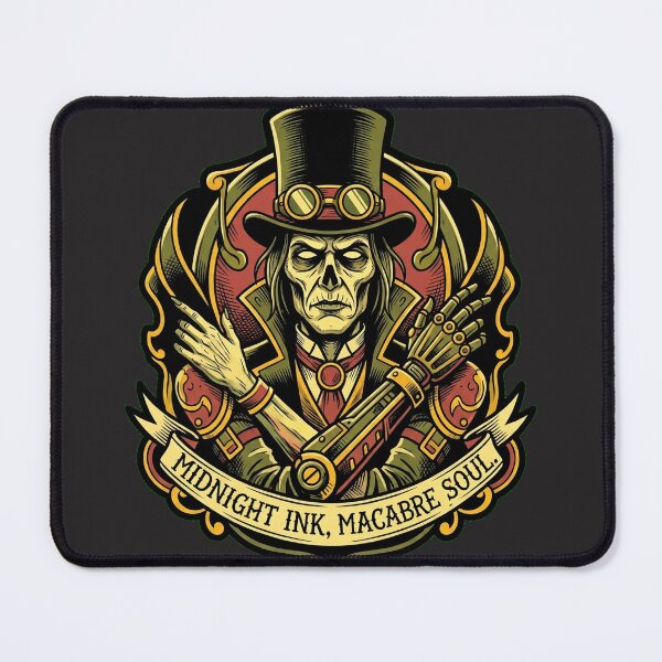 Item preview, Dr. Satan Traditional Tattoo Demon Mask - Macabre Horror Flash designed and sold by Thaivi Design.