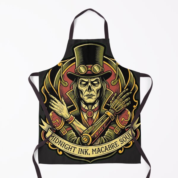 Item preview, Dr. Satan Traditional Tattoo Demon Mask - Macabre Horror Flash designed and sold by Thaivi Design.
