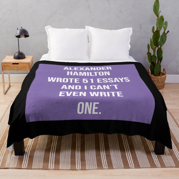 Item preview, Alexander Wrote 51 Essays And I Cant Even Write One In Violet designed and sold by ITASHI007.