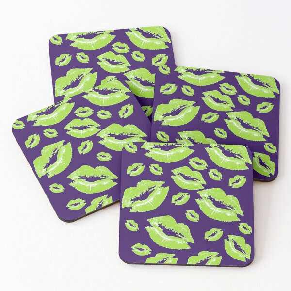 Item preview, Citrus Green Lip Print Flirtatious Fun designed and sold by taiche.