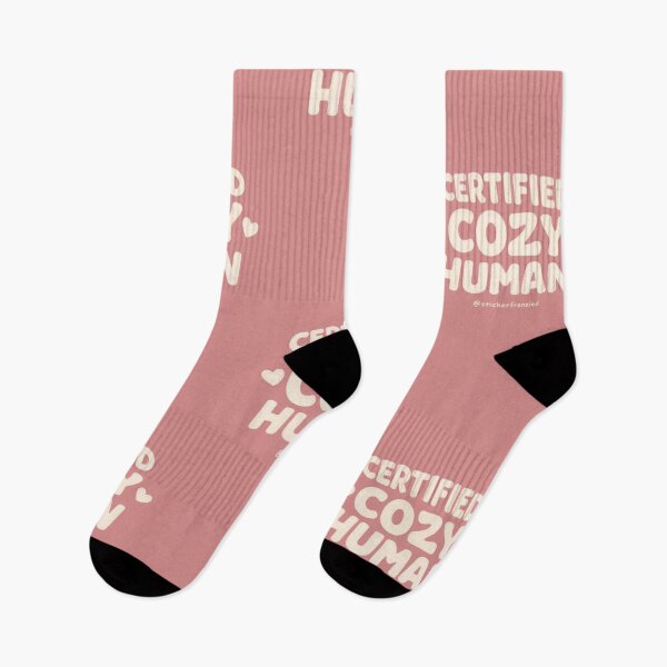 Item preview, "Certified Cozy Human – Cute Aesthetic Comfort Quote Design" designed and sold by StickerFrenzied.