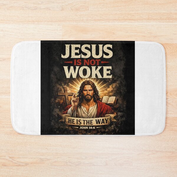 Item preview, JESUS IS NOT WOKE | JOHN 14:6 designed and sold by UnboundFull.