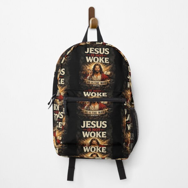 Item preview, JESUS IS NOT WOKE | JOHN 14:6 designed and sold by UnboundFull.