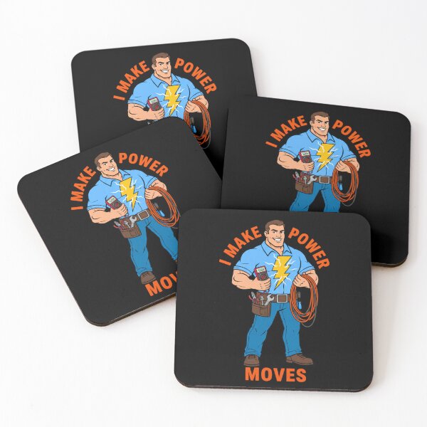 Item preview, Electrician I Make Power Moves Funny Work designed and sold by MotivaChic.