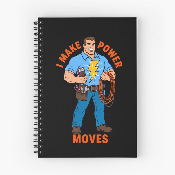 Item preview, Electrician I Make Power Moves Funny Work designed and sold by MotivaChic.