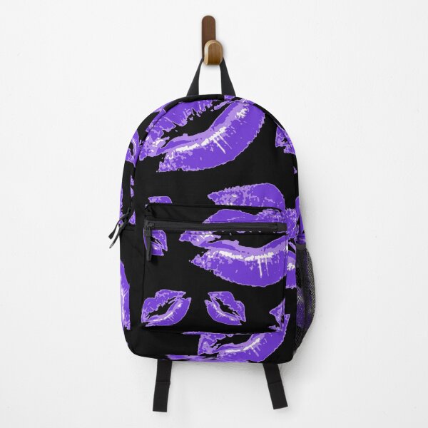 Item preview, Dark Blue Lip Print Flirtatious Fun designed and sold by taiche.