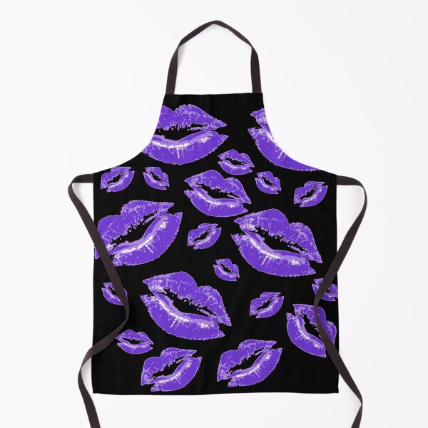 Item preview, Dark Blue Lip Print Flirtatious Fun designed and sold by taiche.