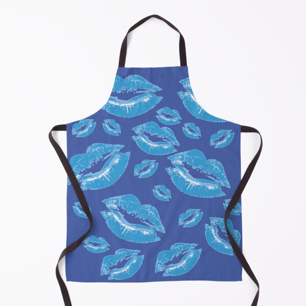 Item preview, Boyish Blue Lip Print Flirtatious Fun designed and sold by taiche.