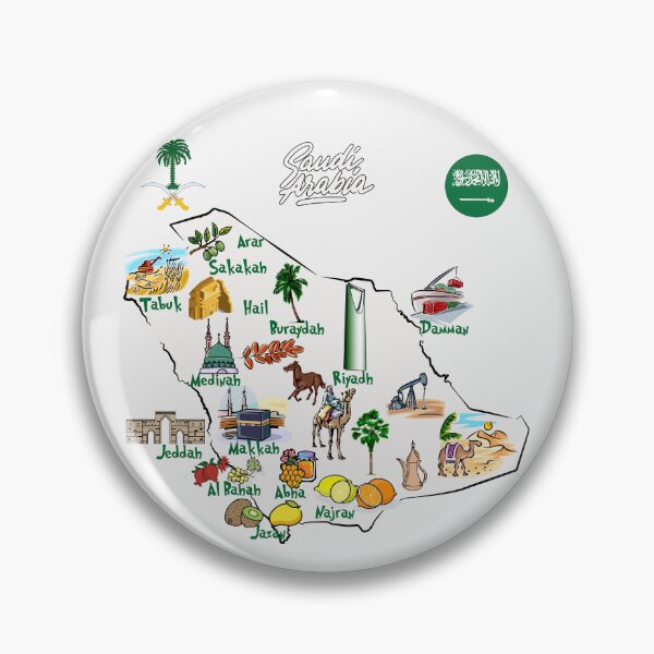Item preview, Saudi Arabia Map Art, A Journey Through Heritage & Culture designed and sold by mashmosh.