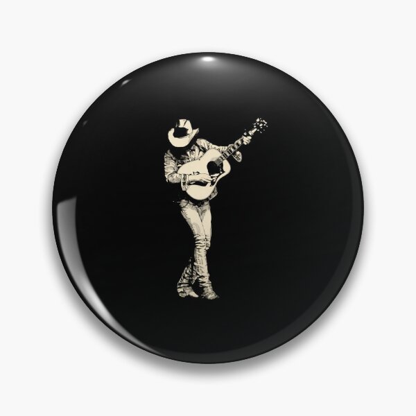 Item preview, Dwight Yoakam, Dwight Yoakam Playing Guitar Premium Ultra Soft designed and sold by TschandriaArt.