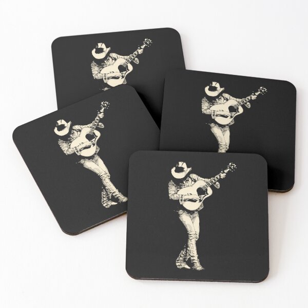 Item preview, Dwight Yoakam, Dwight Yoakam Playing Guitar Premium Ultra Soft designed and sold by TschandriaArt.