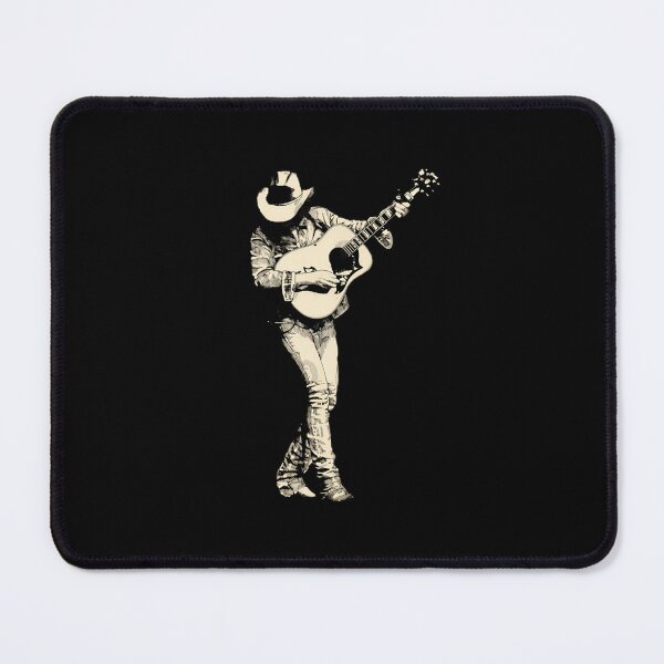Item preview, Dwight Yoakam, Dwight Yoakam Playing Guitar Premium Ultra Soft designed and sold by TschandriaArt.