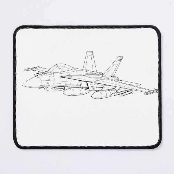 Item preview, FA-18 Fighter Jet Aviation Illustration designed and sold by Combat Skies.