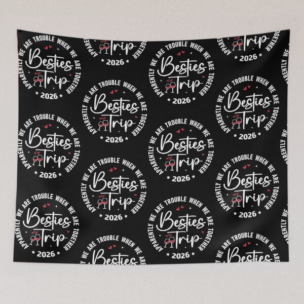 Item preview, Besties Trip 2026 Apparently We Are Trouble When We Are Together designed and sold by pansak.