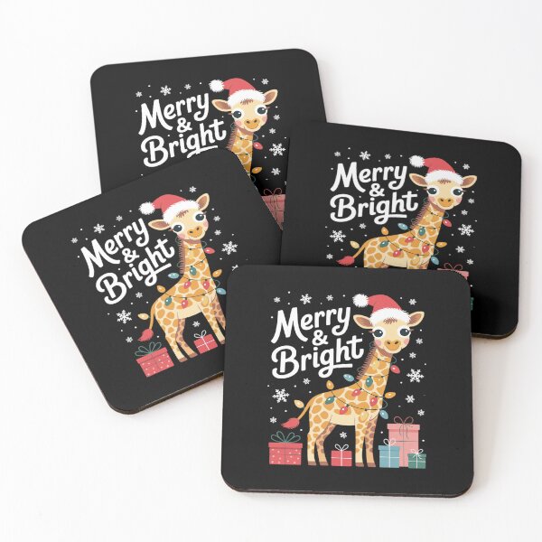 Item preview, Giraffe Ugly Xmas Lights Santa Hat Giraffe Christmas0 designed and sold by DigitaldeligArt.