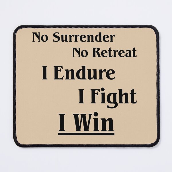 Item preview, Inspirational Success Quote - I Fight Until I Win Typography designed and sold by Artilura.