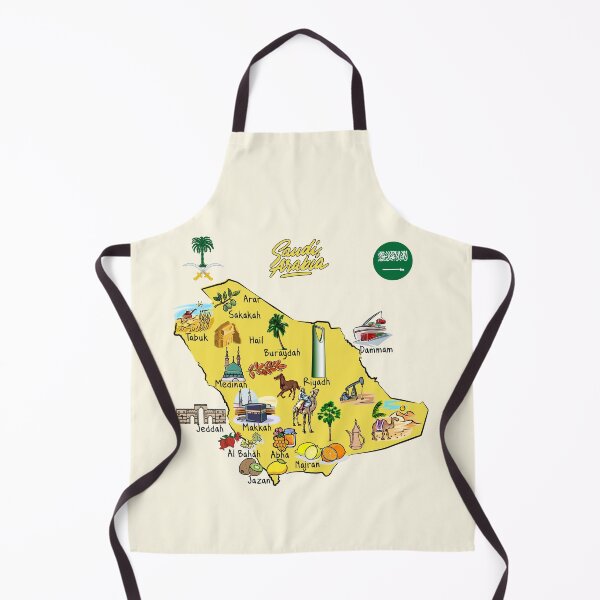 Item preview, Saudi Arabia Cultural Map - Heritage & Landmarks Illustrated designed and sold by mashmosh.