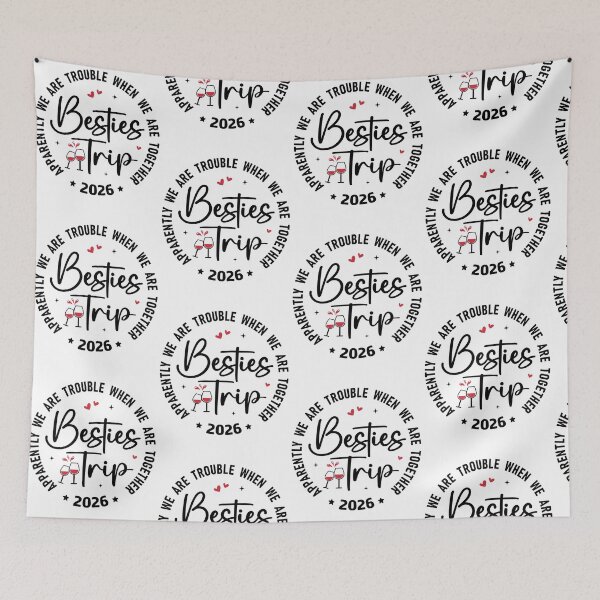 Item preview, Besties Trip 2026 Apparently We Are Trouble When We Are Together Girls Weekend designed and sold by pansak.