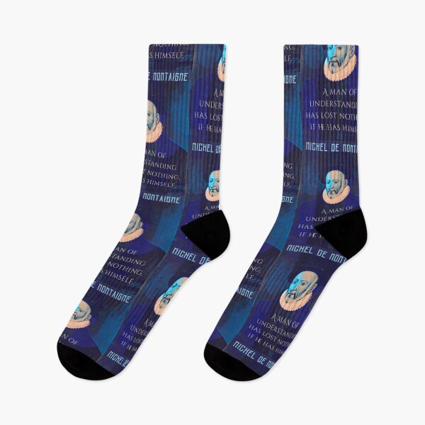 Item preview, Michel de Montaigne quote: A man of understanding has lost nothing, if he has himself. designed and sold by artbleed.