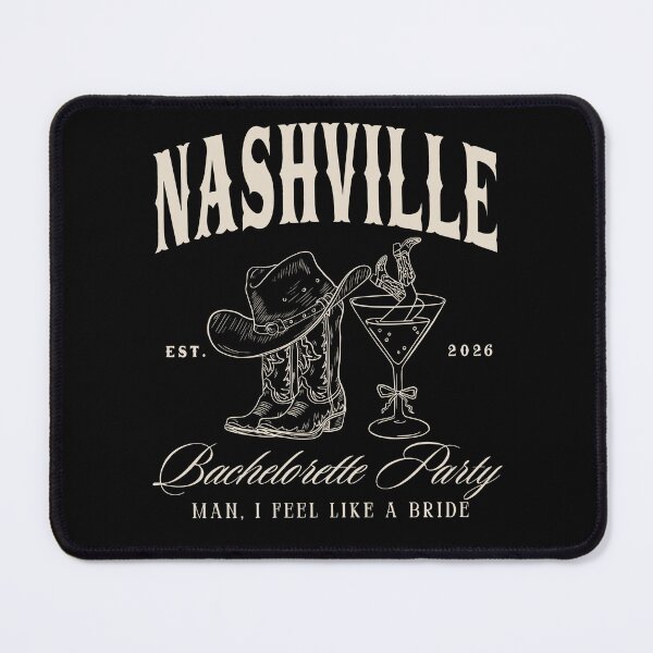Item preview, Nashville Est 2026 Bachelorette Party Man I Feel Like A Bride designed and sold by pansak.