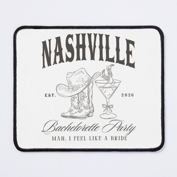 Item preview, Nashville Est 2026 Man I Feel Like A Bride Bachelorette Party designed and sold by pansak.