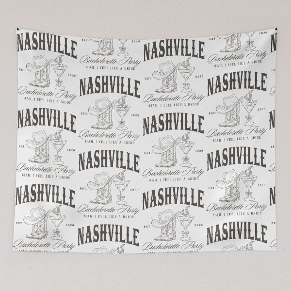 Item preview, Nashville Est 2026 Man I Feel Like A Bride Bachelorette Party designed and sold by pansak.