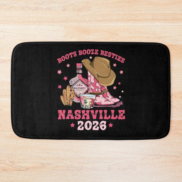 Item preview, Boots Booze & Besties Nashville 2026 Western Hat Boots Country Girls designed and sold by pansak.