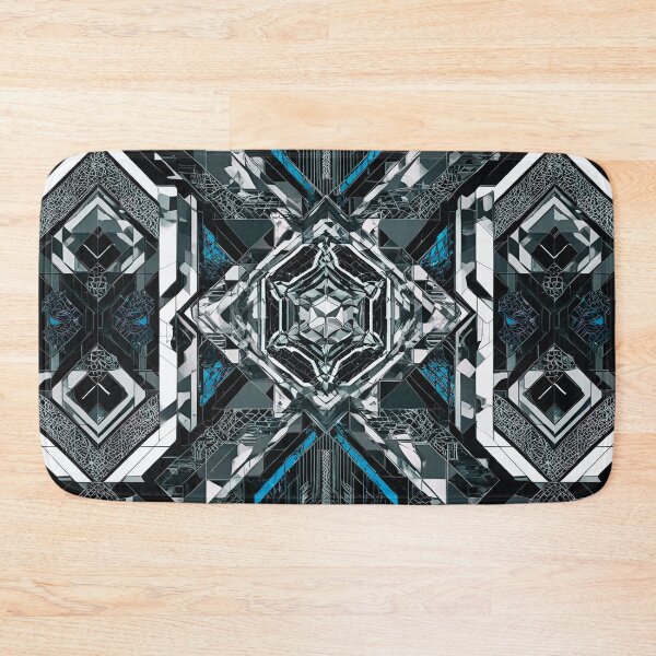 Item preview, Hexagonal Prism Core: Electric Blue Lattice designed and sold by mxztar.