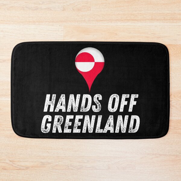 Item preview, Hands Off Greenland – Political Protest Slogan Tee designed and sold by Teetreasure2.