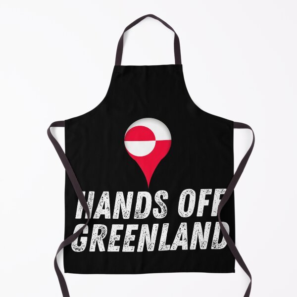 Item preview, Hands Off Greenland – Political Protest Slogan Tee designed and sold by Teetreasure2.