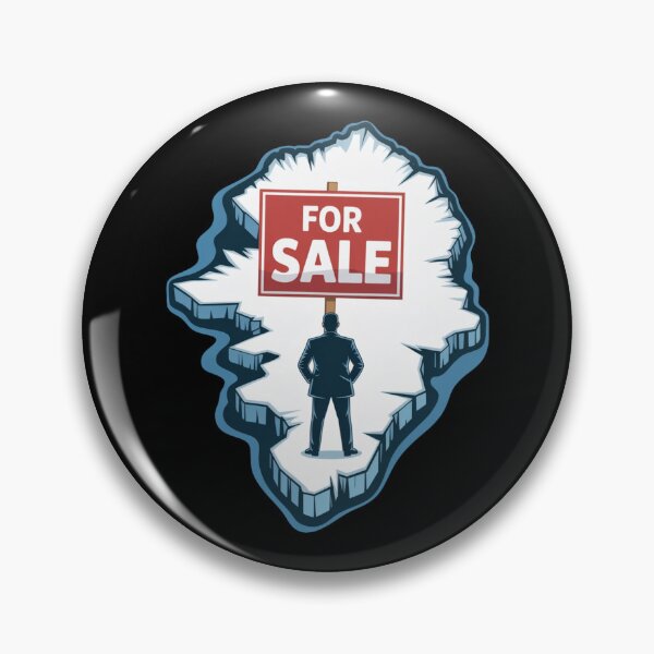 Item preview, For Sale to the Highest Bidder – Greenland Political Satire designed and sold by Karlas-things.