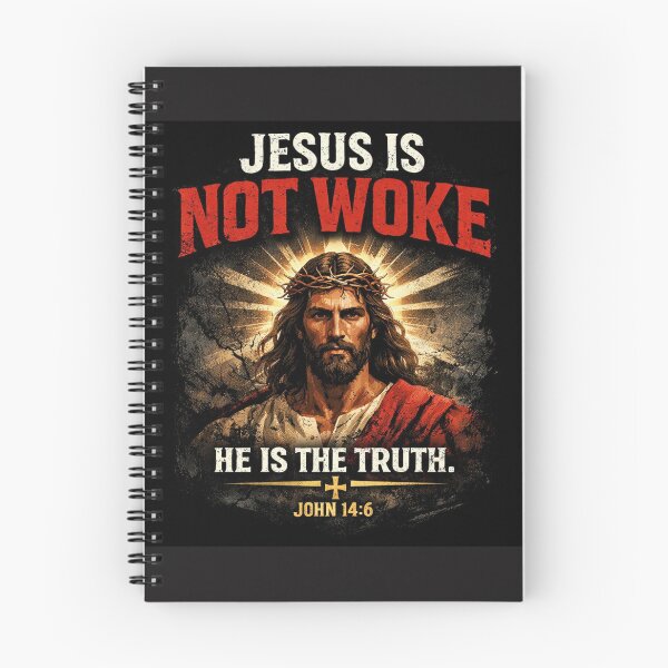 Item preview, JESUS IS NOT WOKE | JOHN 14:6 designed and sold by UnboundFull.