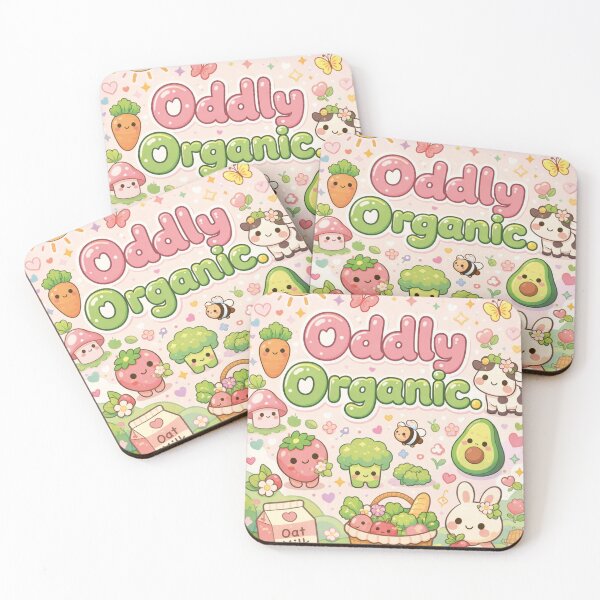 Item preview, Oddly Organic – Cute Kawaii Organic Vegetable Design designed and sold by Mauswohn.