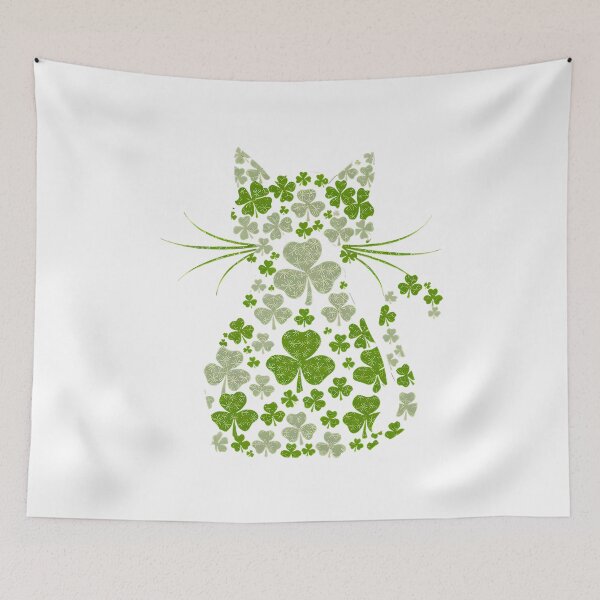 Item preview, Lucky Cat Clover designed and sold by Michaellan.