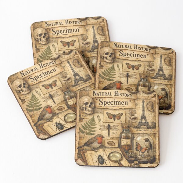 Item preview, Natural History Specimen – Vintage Biology Collage Design designed and sold by Mauswohn.