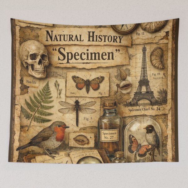Item preview, Natural History Specimen – Vintage Biology Collage Design designed and sold by Mauswohn.