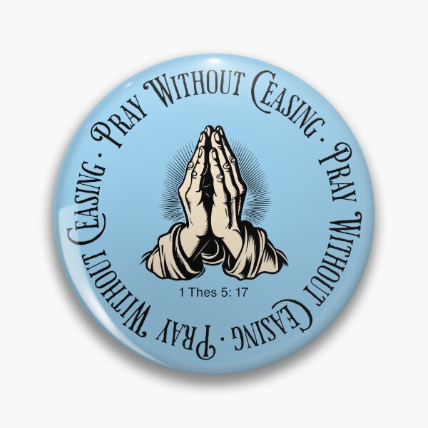 Item preview, Pray Without Ceasing Christian designed and sold by Sachie's Studio.