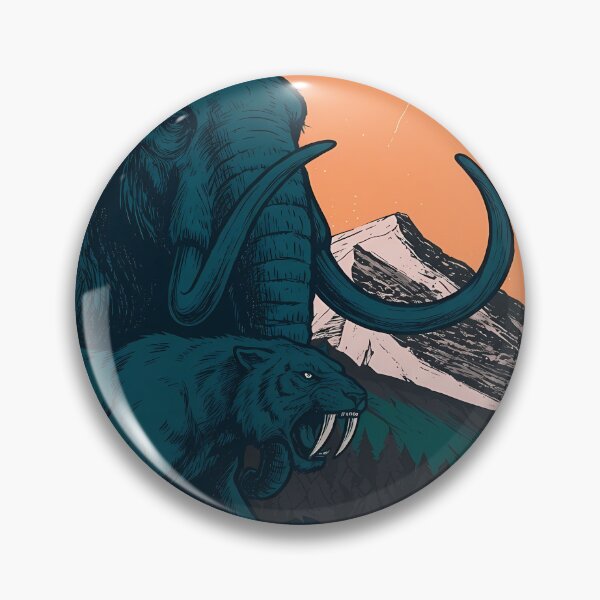 Item preview, Prehistoric Landscape with Mammoth and Saber-tooth designed and sold by Bkrayo.