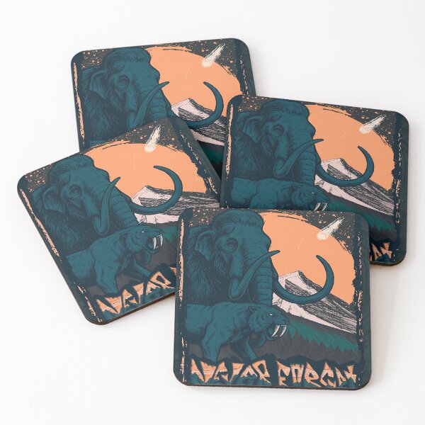 Item preview, Prehistoric Landscape with Mammoth and Saber-tooth designed and sold by Bkrayo.