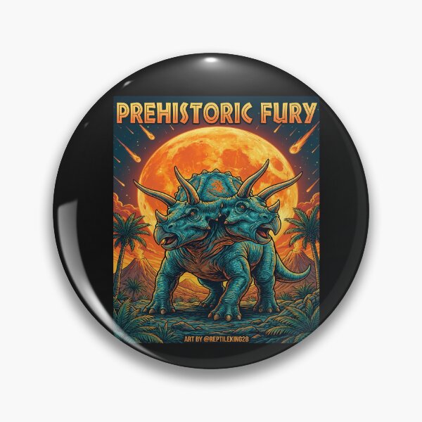 Item preview, Prehistoric Fury: Two-Headed Dinosaur Illustration designed and sold by Bobkataaa.