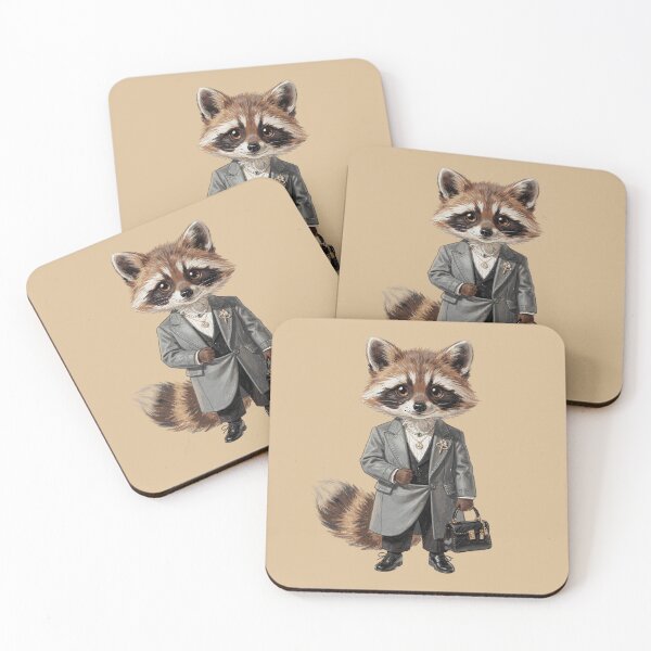 Item preview, Where the Raccoon Wears Elegance designed and sold by T7xDesigns.